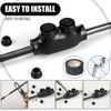 Copkim 5 Pcs Insulated Wire Connectors Black Splice Connector 2