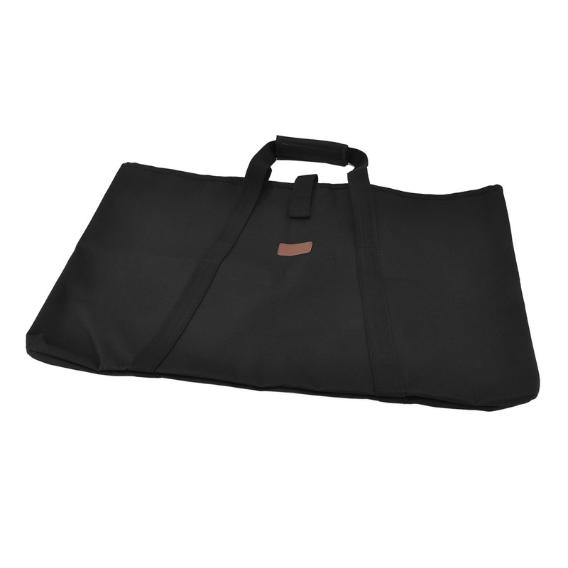 Folding Table Storage Bag Sponge Interlayer Waterproof Oxford Cloth Black