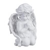 Relaxdays Praying Grave Angel, Artificial Stone, Weather, Frost & UV