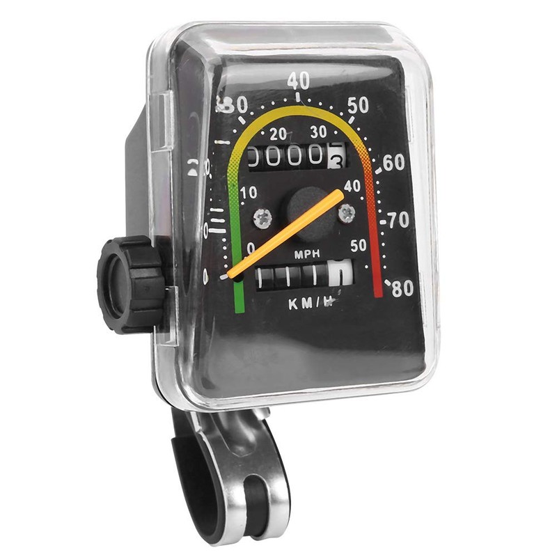 CUYT Bicycle Computer Waterproof Multifunctional Mechanical Odometer Plastic Bicycle Speedometer