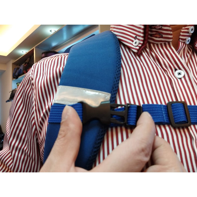 Amlrt Backpack Chest Strap- Nylon - Adjustable Universal (blue)