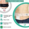 DIFLAX Peritoneal Dialysis Belt, Abdominal Dialysis Belt, Breathable, Adjustable, Catheter