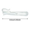 30 Pcs Plastic Curtain Hooks Lifting Curtain Tape Hook Adjustable