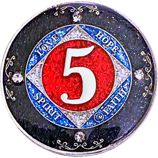 (NA 1-50 Years) 5 -Year Clean Time Coin – Narcotics