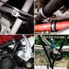 Cable Clamps Assortment Kit,50pcs Rubber Cushion Insulated Clamp.Stainless Steel Pipe
