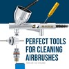 Master Airbrush Cleaning Kit with Cleaning Pot & Solution -