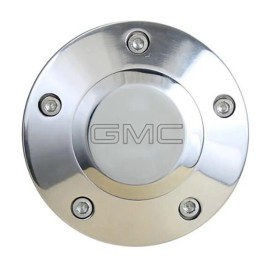 FS Polished billet aluminum GMC 5 bolt horn button for custom steering wheels