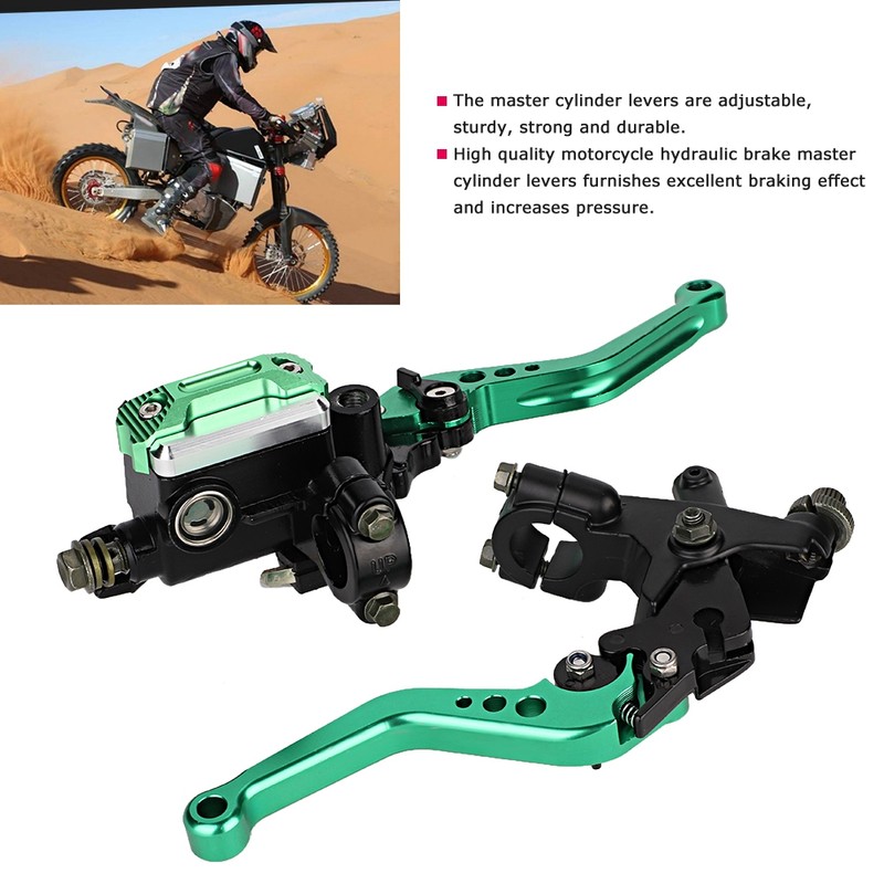 1 Pair Universal CNC Motorcycle Hydraulic Clutch Brake Pump Master