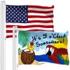 UD_G128 Combo Pack: USA American Flag & It's 5 O'Clock