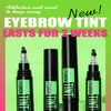 Dark Brown Eyebrow Tint Kit - Semi-Permanent 2 Weeks Lasting