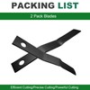 JSXDNWYJ Replacement Land Pride Rotary Cutter Blades, 820-198C Lawn Mower