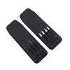 Healeved 4pcs Stainless Steel Eyebrow Tweezers Set Flat Pointed Tips