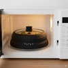 Microwave Splatter Cover Glass Microwave Cover for Food Collapsible Splatter
