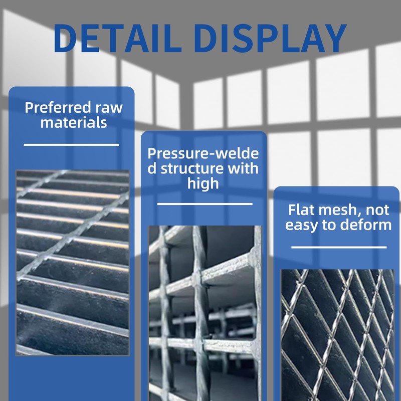 Outdoor Galvanized Steel Drain Grate,20x20 Heavy Duty Drain Cover,B125 Class