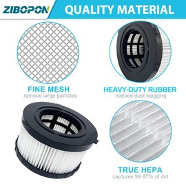 DC5151H Replacement HEPA Filter Compatible with DeWalt DC515, DCV517 Wet Dry Vacuum (2-Pack)