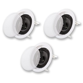 Acoustic Audio CS-IC63 in Ceiling 6.5" Home Theater 3 Speaker Set 3 Way 900 Watt CS-IC63-3S