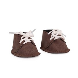 Miniland Dolls Doll Shoes with Laces for 32cm Dolls Brown