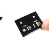 Unbranded Alloy Terrain Mode Button Decoration Stickers For Land Rover