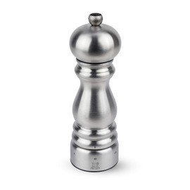 Peugeot Paris Chef u'Select - Molinillo de pimienta (acero inoxidable), Acero inoxidable, 18cm/7", 1
