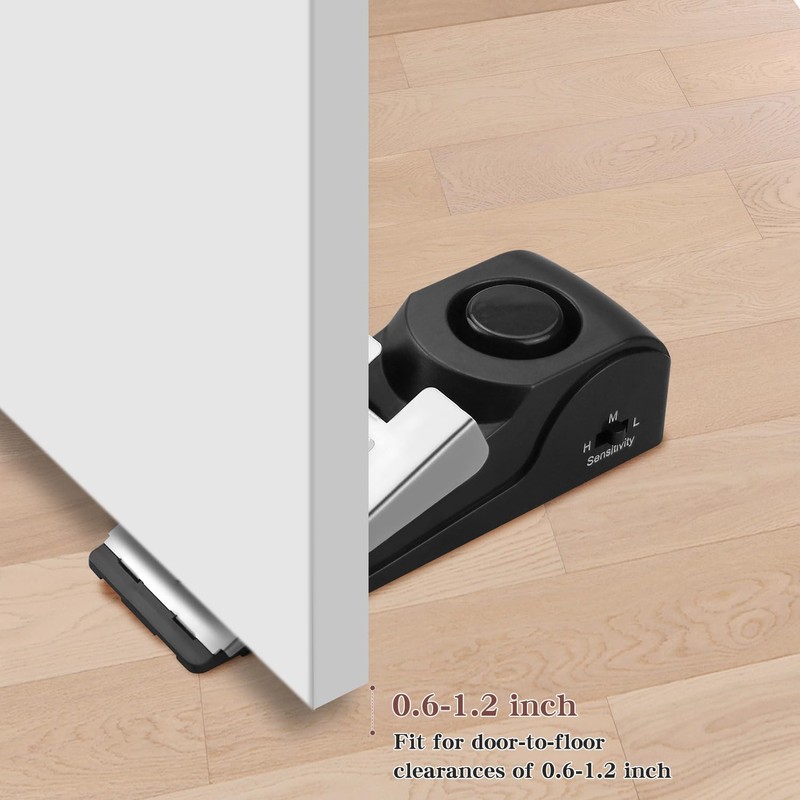 EMDMAK Door Stop Alarm with 120DB Siren Door Stop for