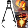 Bonbo Heavy Duty 26" Foundry Crucible Flask Tongs Casting Crucible Holder Universal Tong for Handling Graphite Refinery Crucibles for Melting Casting Refining Gold Silver Copper