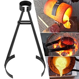 Bonbo Heavy Duty 26" Foundry Crucible Flask Tongs Casting Crucible Holder Universal Tong for Handling Graphite Refinery Crucibles for Melting Casting Refining Gold Silver Copper