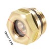 sourcing map Oil Liquid Level Indicator Sight Glass M18 x