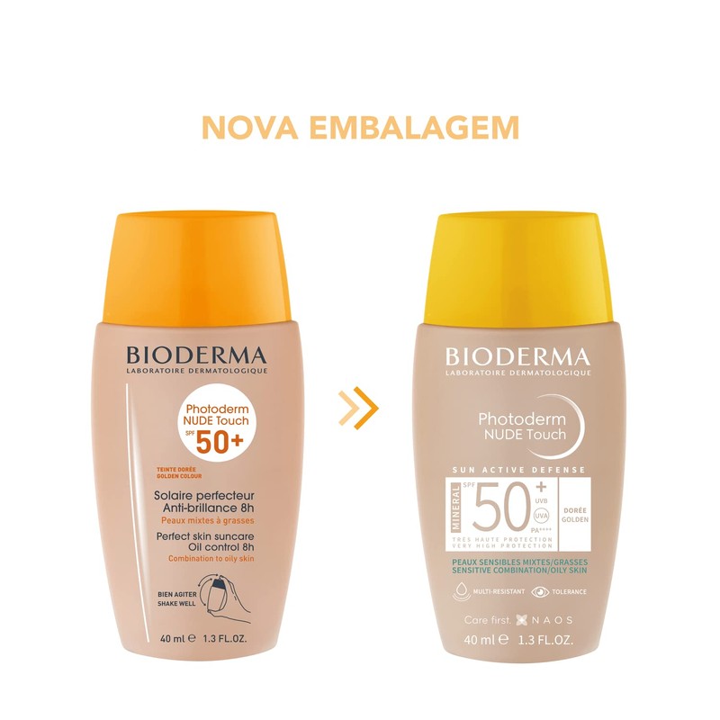 Bioderma Photoderm Nude Touch Spf50 + Golden 40ml