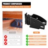 SALUINOKI E-Track Wood Beam End Socket Bracket Rotating 4 Pack,