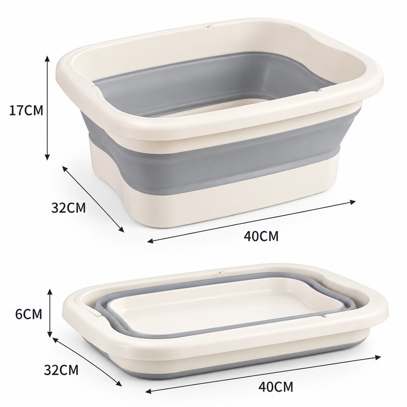 Portable Footbath Massage Bucket Easy To Store Foot Soaking Bath