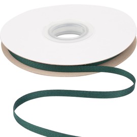 Ribbonitlux 1/4 Inch Tape Twill Ribbon - 25 Yard Soft Spruce Herringbone Bias Tape for DIY Craft, Sewing, Gift Wrapping, and Home Decor