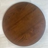 Advanced Furniture 21'' Classic Wood Spinning Lazy Susan Turntable Tray