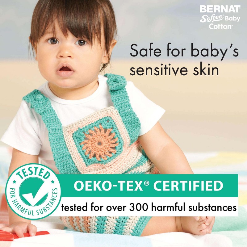 Bernat Softee Baby Cotton Petal Yarn - 3 Pack of