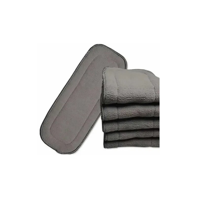 10 Insertos De 5 Capas De Bambú Charcoal Alva Baby