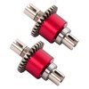 2PCS Assembled Differential Gear Upgrade for Arrma 1/14 Typhon Grom,