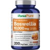 NusaPure Boswellia Serrata 10,000 mg Per Veggie Caps 200 Count
