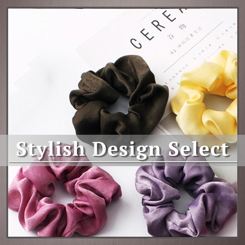 One Limitation SA001 Women's Scrunchie Hair Rubber Colorful Casual Stylish