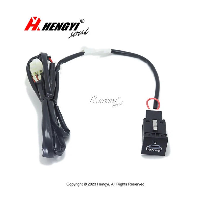 LUC Red LED USB-C PD Charger For Jetta MK6 2010-17