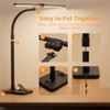 APMIEK LED Desk Lamp with Base - Bright Dimmable Computer