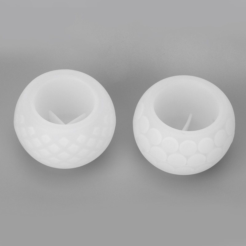 2Pcs Resin Candle Holder Mold Irregular Shape Design Deformable Practical