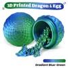 TBOLINE 3D Printed Dragon Egg - Surprise Prefilled Easter Egg