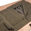 Large Chef’s Knife Roll Bag, Heavy Duty Waxed Canvas Knife