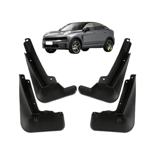 ABS 4PCS Car Mudguards Fender Splash Compatible with LYNK&CO 01