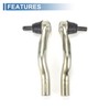 X AUTOHAUX 2pcs Front Outer Tie Rod Ends Kit Suspension