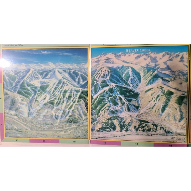 Aspen/Vail, Colorado - Gousha Laminated Fastmap