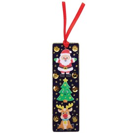 Baker Ross FX380 Christmas Felt Stickers - Pack of 80, Christmas Stickers for Children, Stickers for Scrapbooking and Decorating