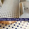 Tenedos Octagon Porcelain Mosaic Tile – Matte White with Glossy