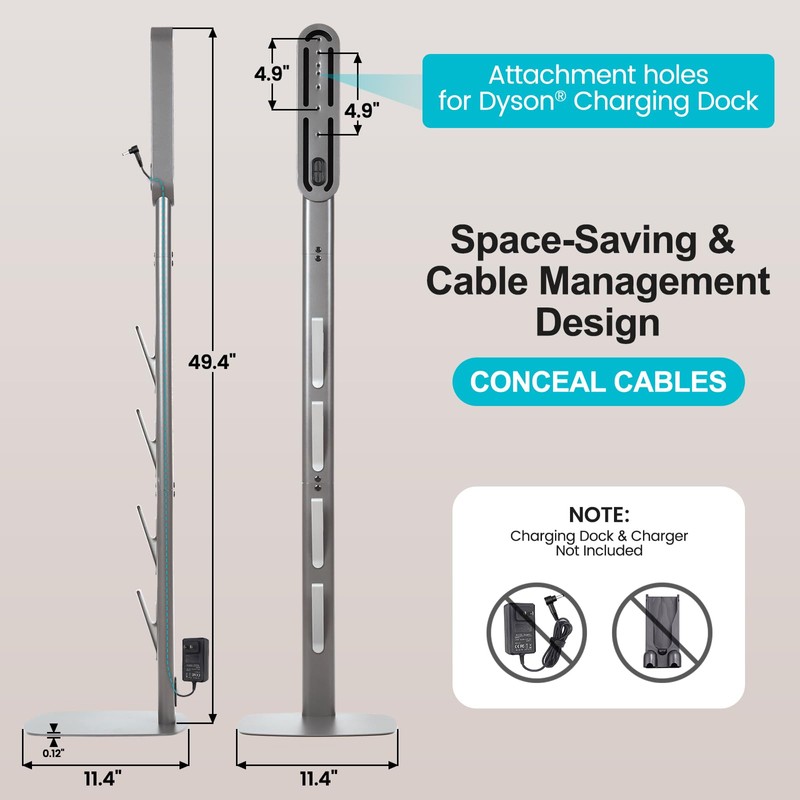 SIOMK Vacuum Stand for Dyson Gen5 V15 V12 V11 V10