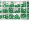 225pcs Car Air Conditioner Seal Ring Kit 18‑Compartment AC O