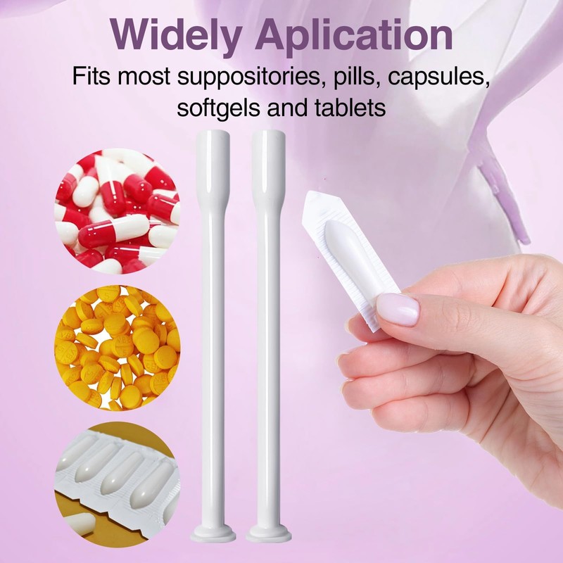Dizzily 30 Pack Disposable Vaginal Suppository Applicators for Women, Individually